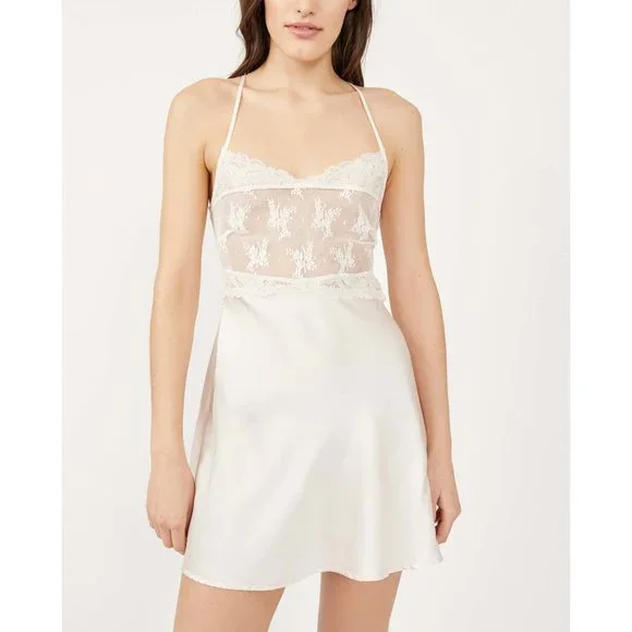 🎉LAST CHANCE🎉 NWT Free People Ready Now Mini Slip / Salt - Picture 3 of 8